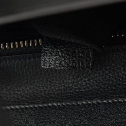 Celine Drummed Calfskin Micro Luggage Black 6 of 7