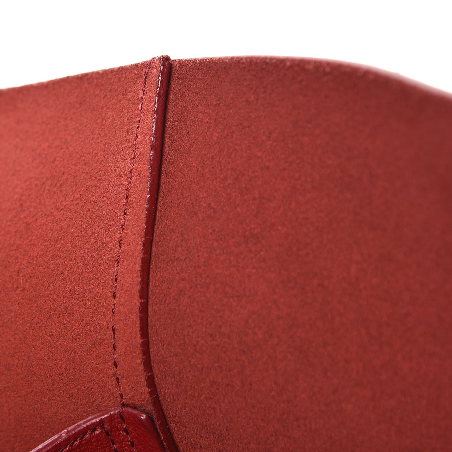 Saint Laurent Calfskin Large Shopping Tote Red 15 of 17
