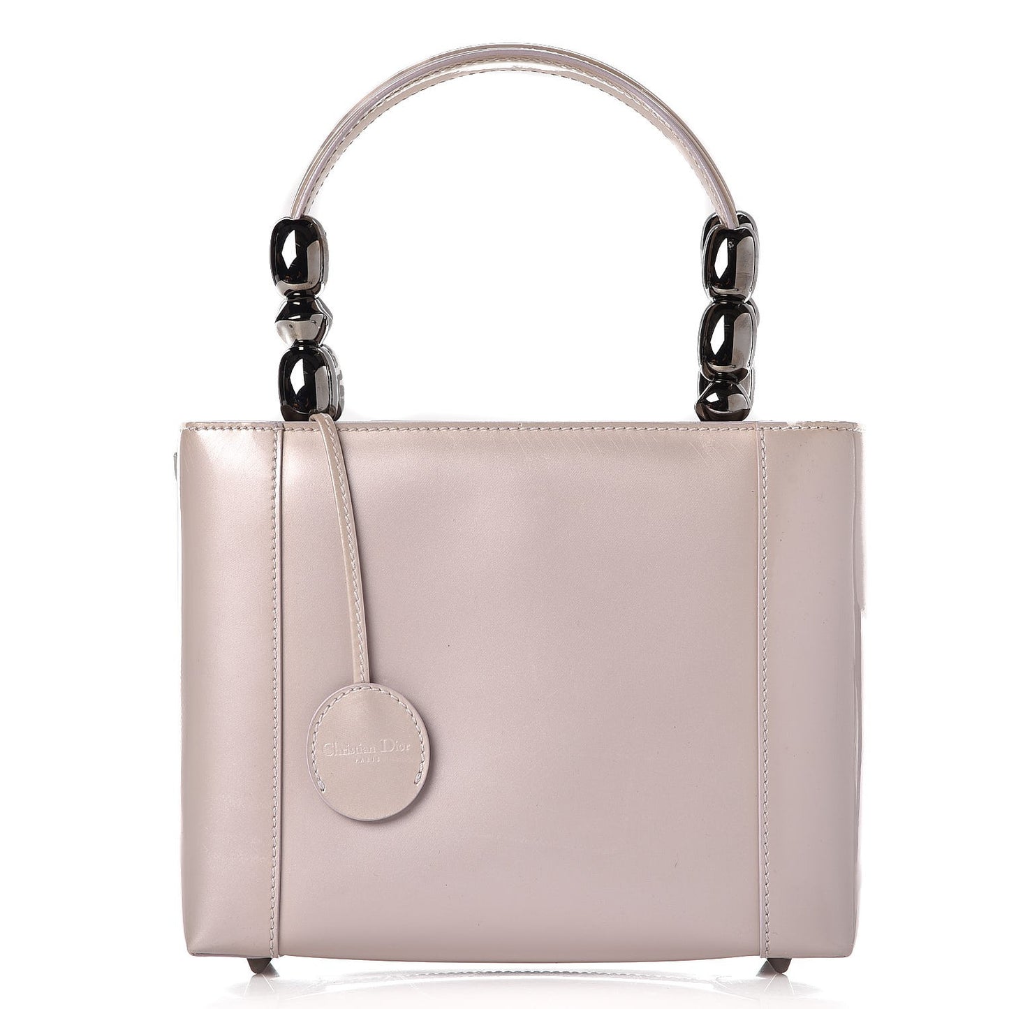 Patent Beaded Malice Tote Light Purple