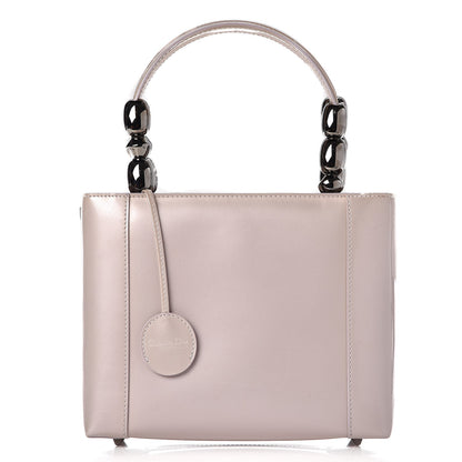 Christian Dior Patent Beaded Malice Tote Light Purple 1 of 11