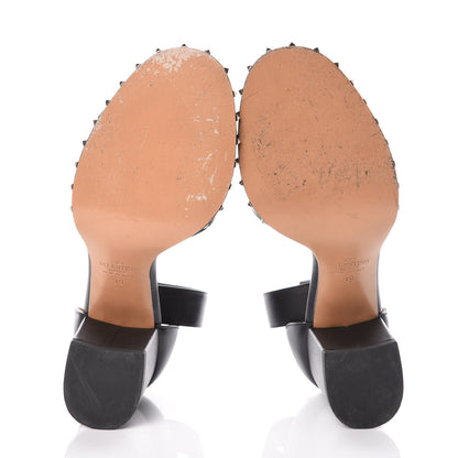 Valentino Garavani Nappa Soul Rockstud 65mm Sandals 39 Black 9 of 11
