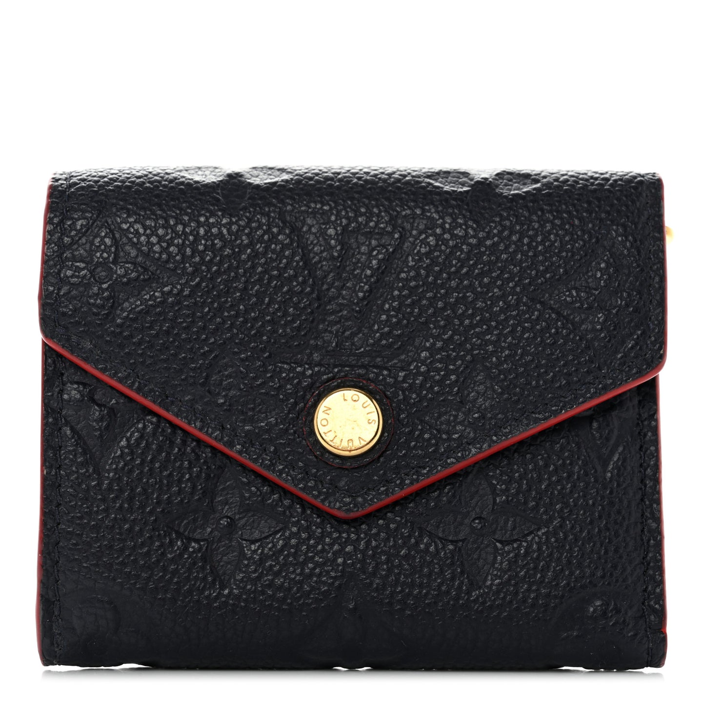 Empreinte Zoe Wallet Marine Rouge