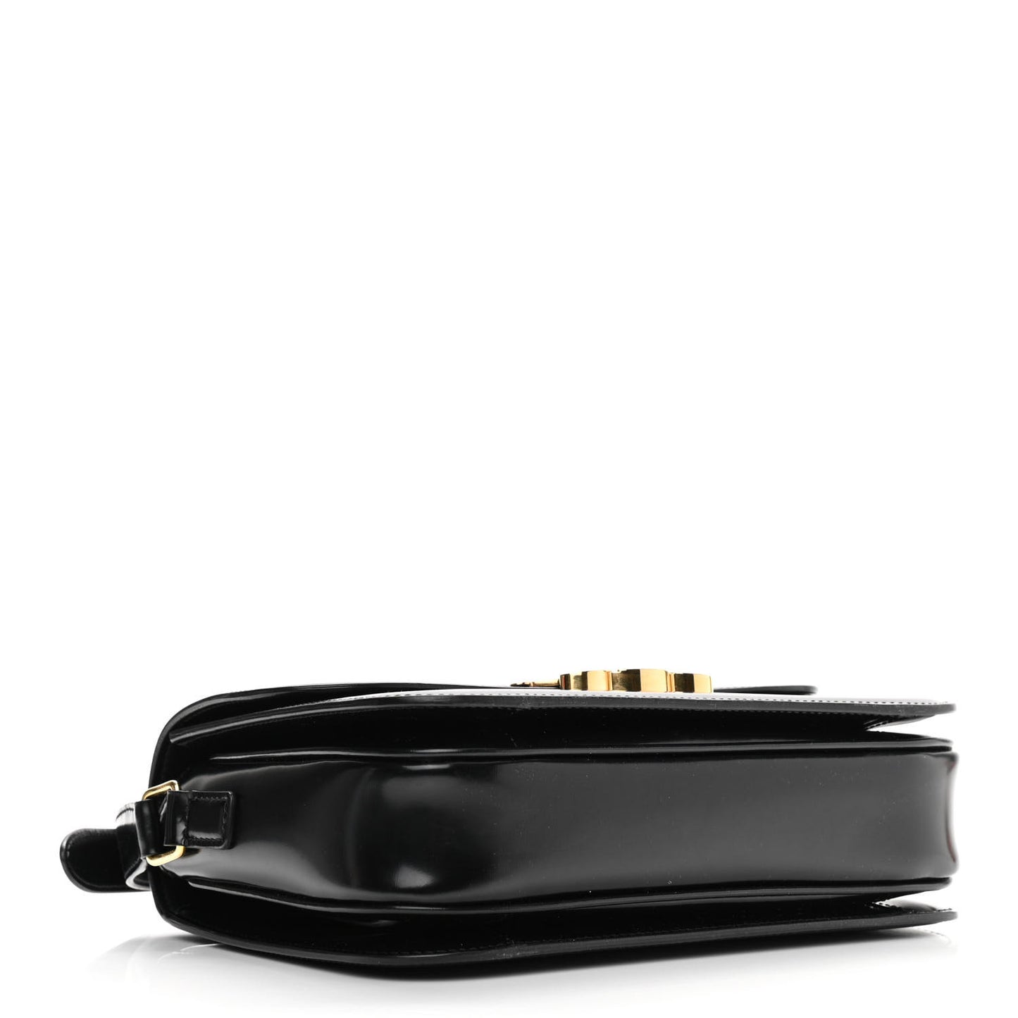 Shiny Calfskin Medium Triomphe Black