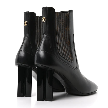 Louis Vuitton Calfskin Monogram Silhouette Chelsea Ankle Boots 41 5 of 9