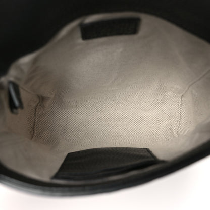 Gucci Piuma Calfskin Jumbo GG Embossed Small Messenger Bag Black 5 of 10