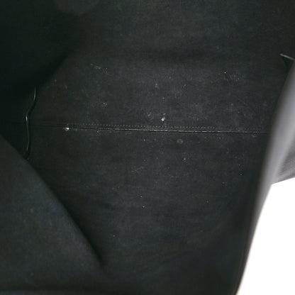 Saint Laurent Calfskin North-South Shopping Tote Black 6 of 13