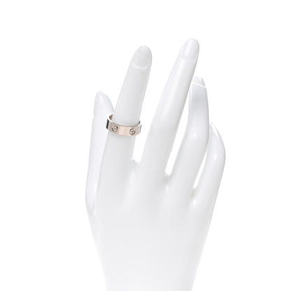 Cartier 18K White Gold 5.5mm LOVE Ring 54 7 2 of 4
