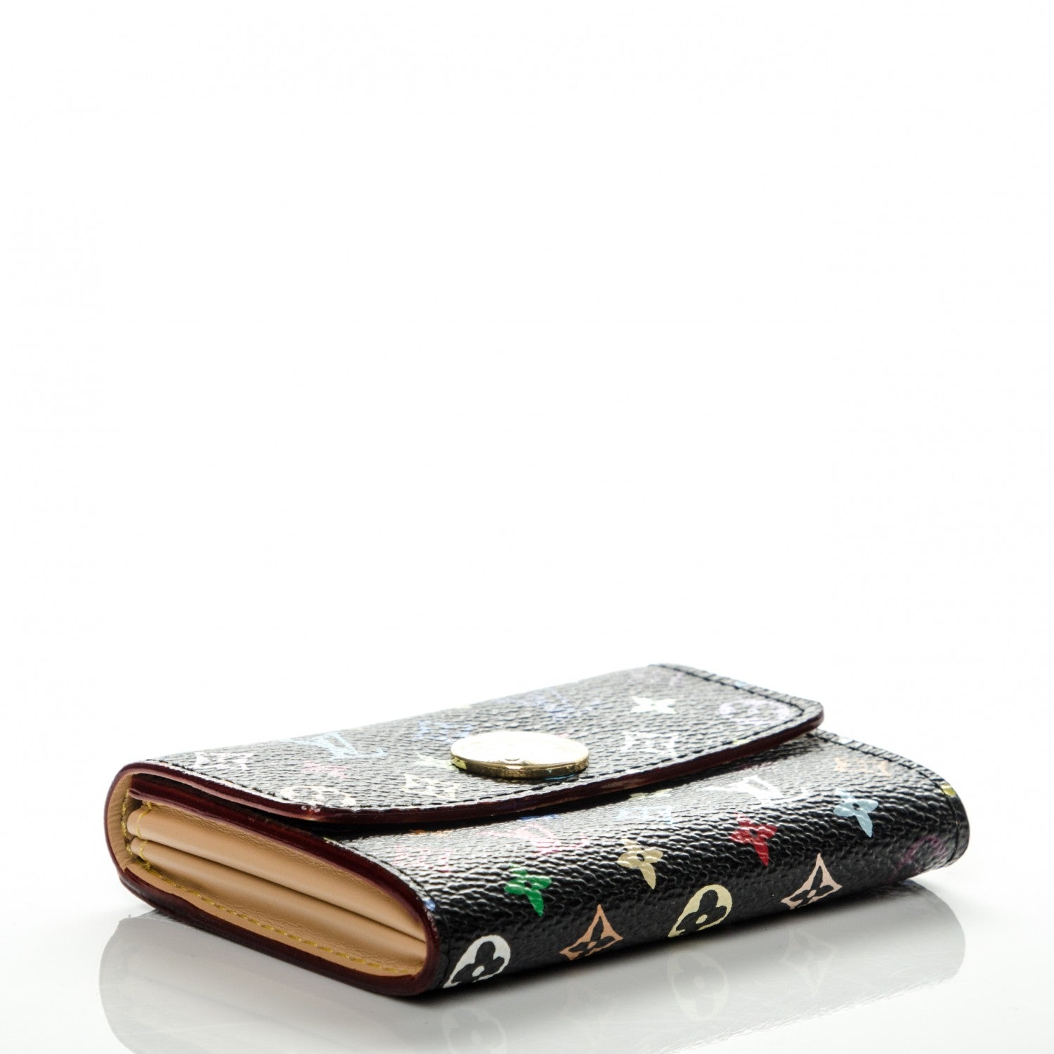 Louis Vuitton Monogram Multicolor Business Card Holder Black 4 of 7