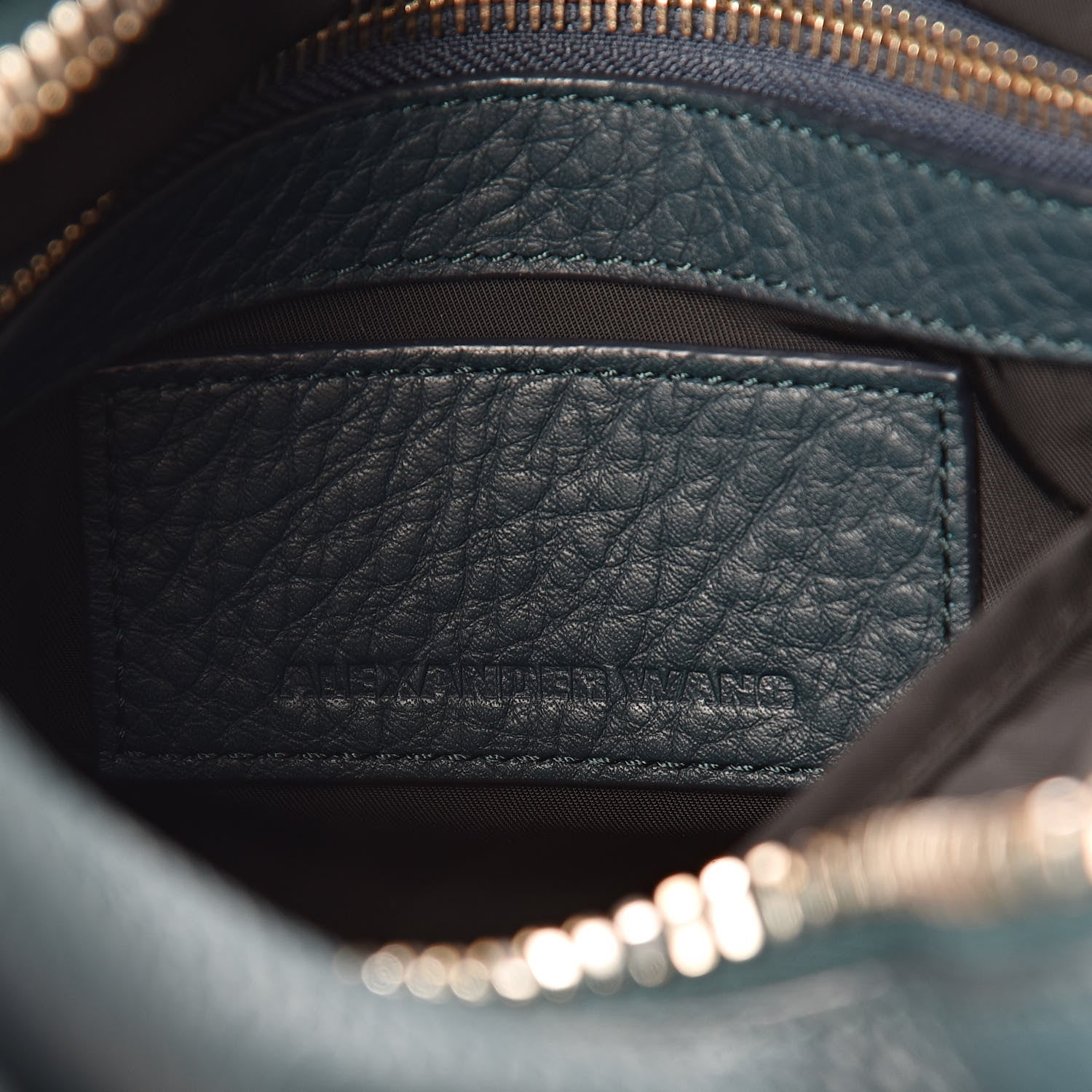 Alexander Wang Pebbled Lambskin Rocco Lake 6 of 10