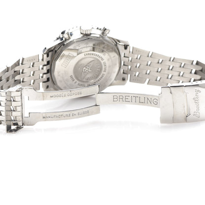 Breitling Stainless Steel 42mm Navitimer Chronograph Automatic Watch Black A23322 6 of 7