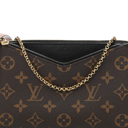 Louis Vuitton Monogram Pallas Clutch Black 8 of 11