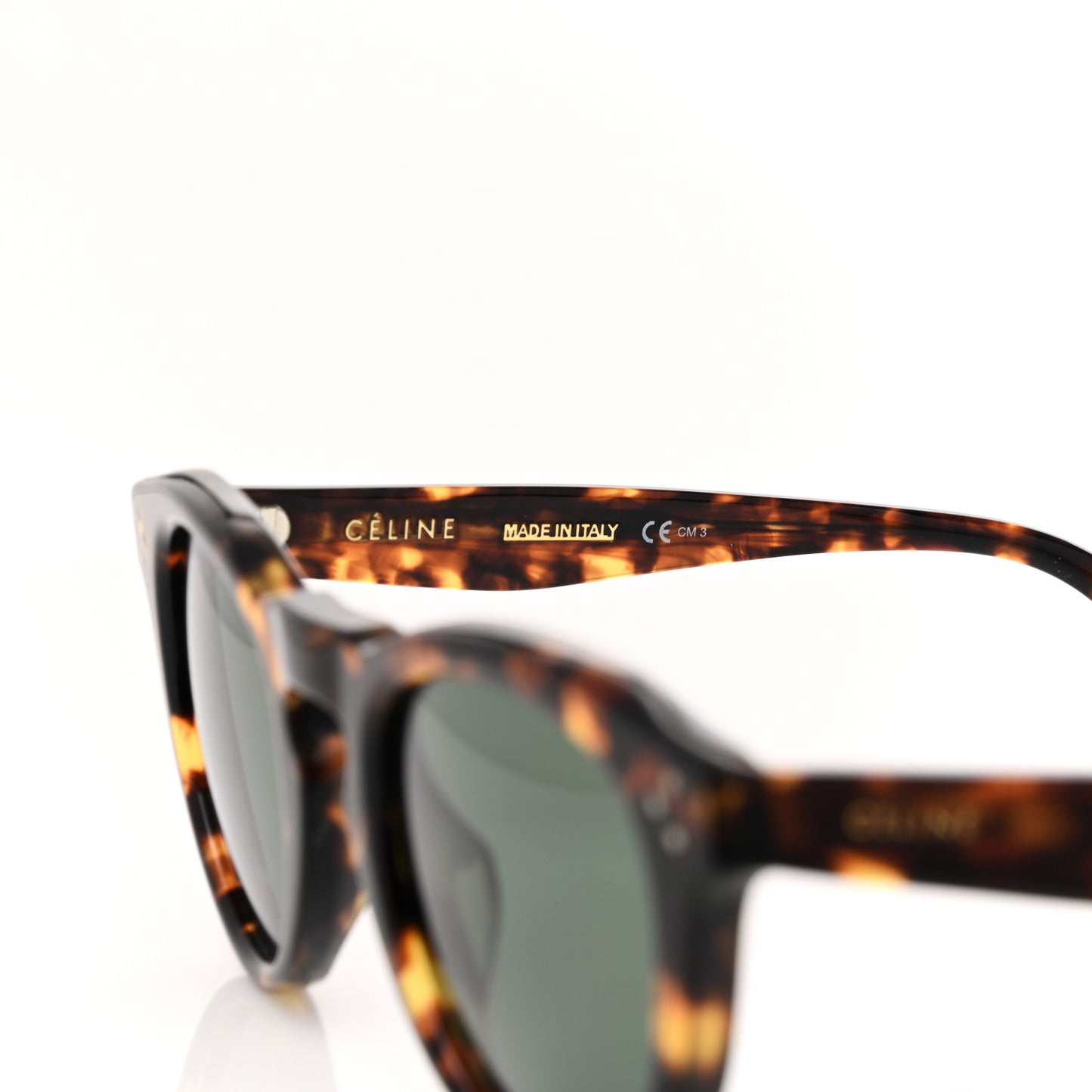 Acetate Bevel Cat Sunglasses CL 41384/F/S Tortoise