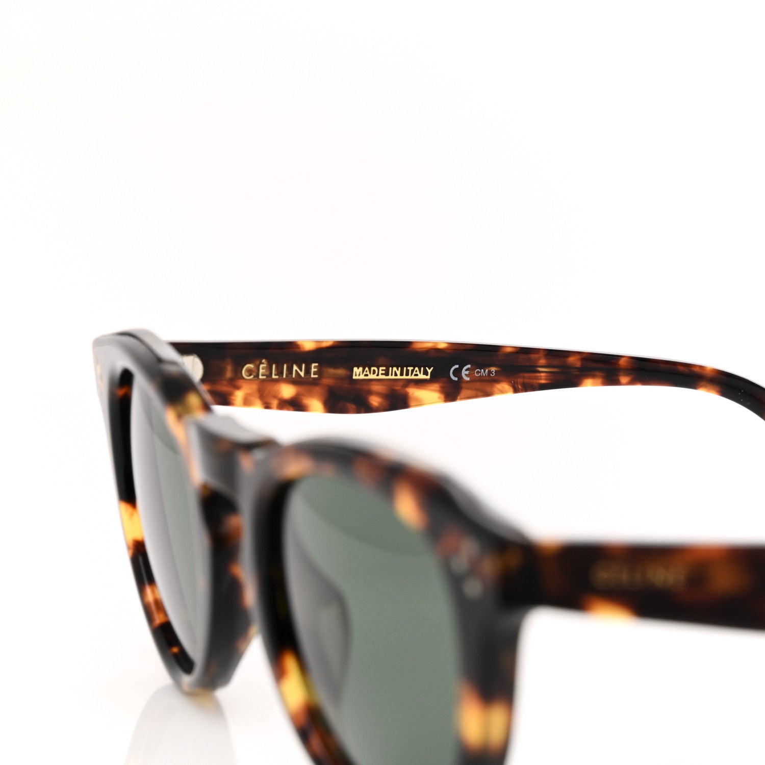 Celine Acetate Bevel Cat Sunglasses CL 41384/F/S Tortoise 5 of 6