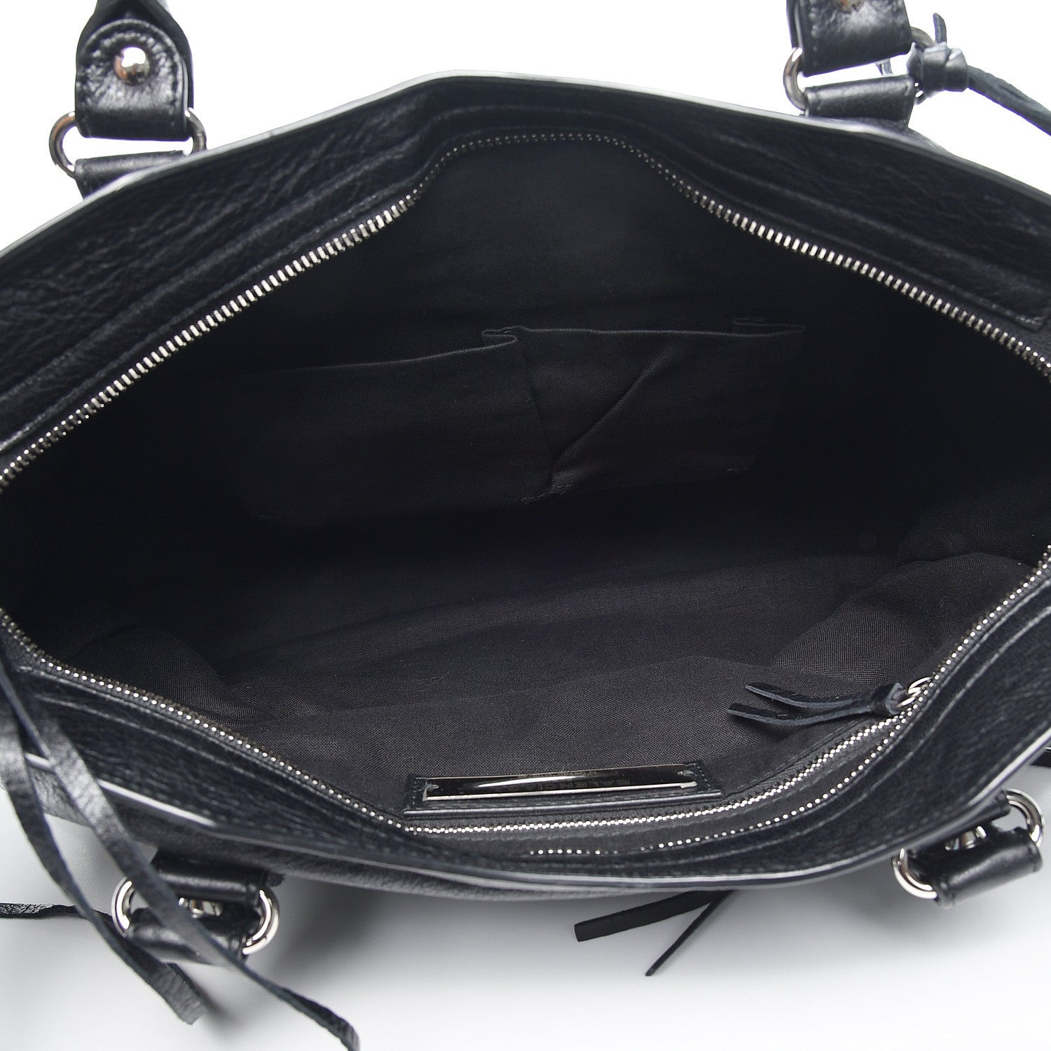 Balenciaga Agneau Classic Silver Hardware City Black 4 of 8