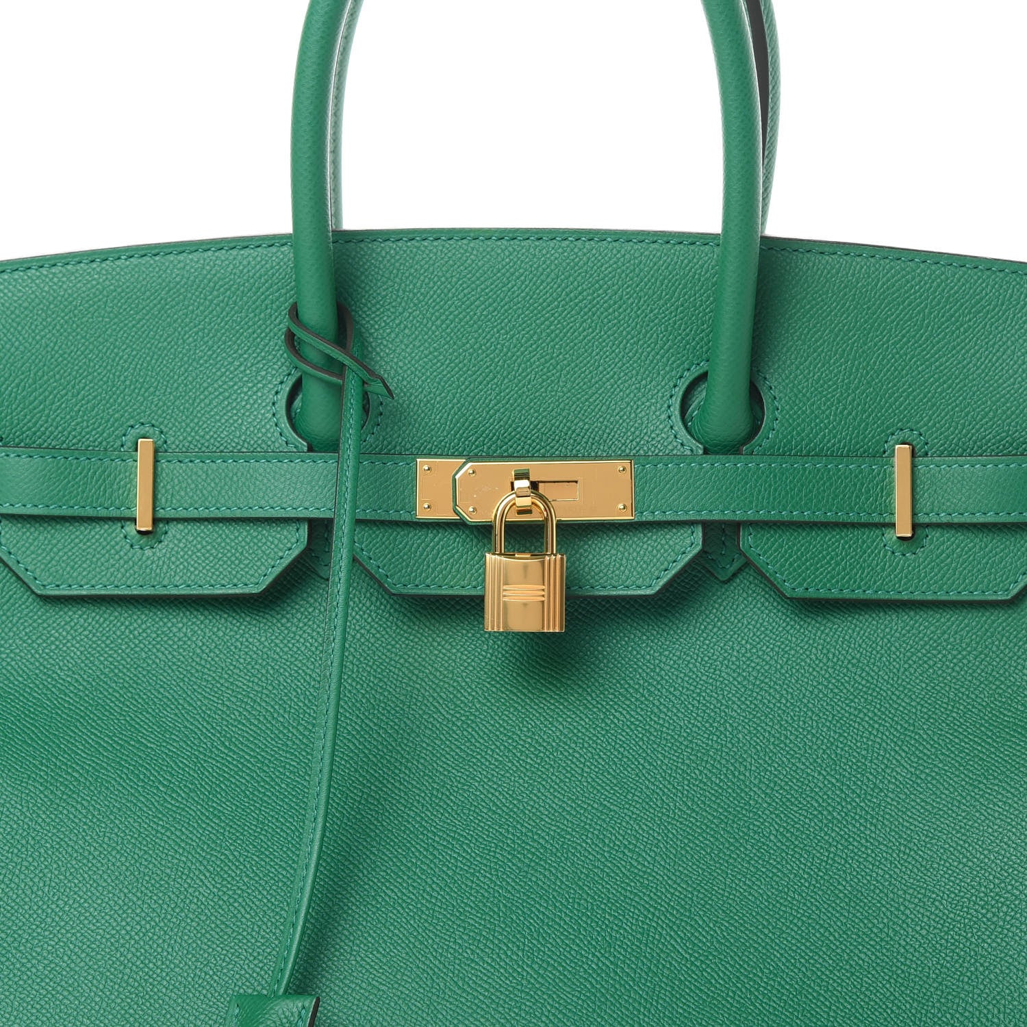 Hermes Epsom Birkin 35 Vert Vertigo 10 of 16