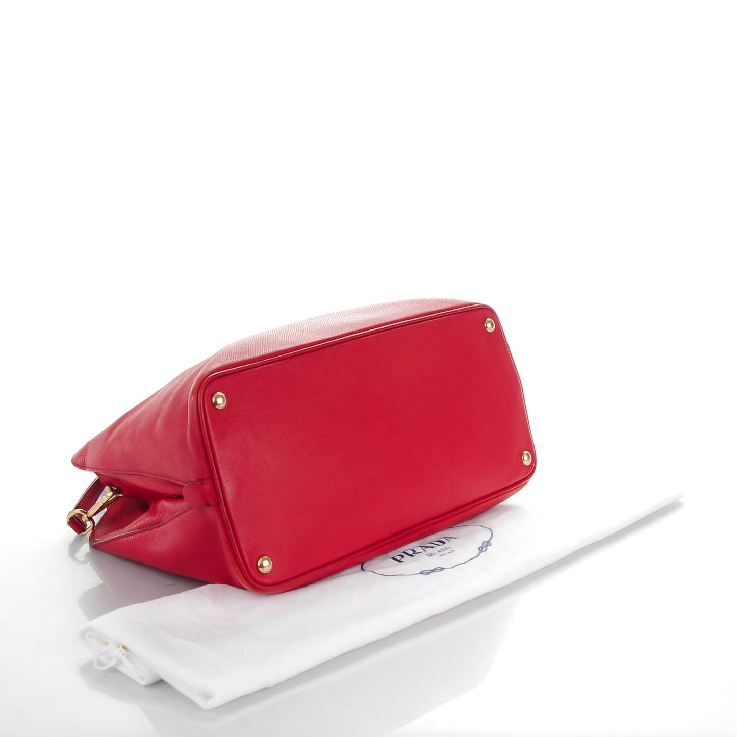 Saffiano Cuir Open Promenade Tote Fuoco