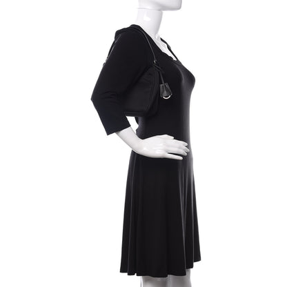 Prada Tessuto Nylon Mini Re-Edition 2000 Bag Black 2 of 10