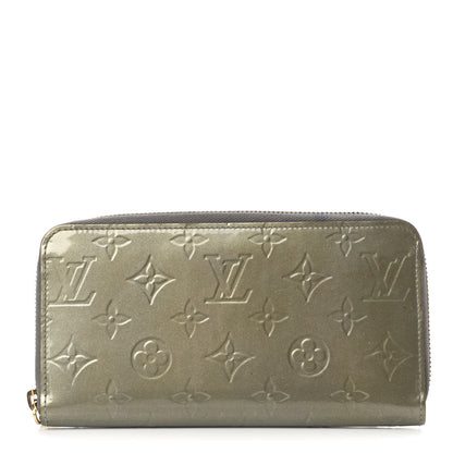 Louis Vuitton Vernis Zippy Wallet Gris Art Deco 1 of 8