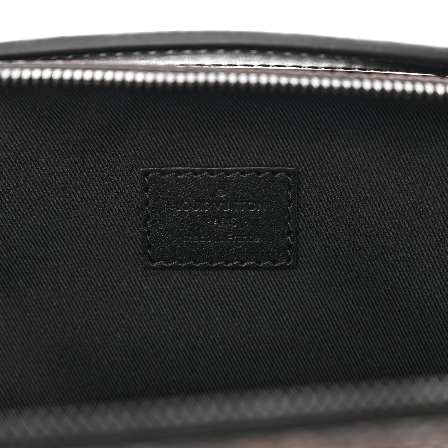 LOUIS VUITTON Monogram Macassar Handle Soft Trunk Black