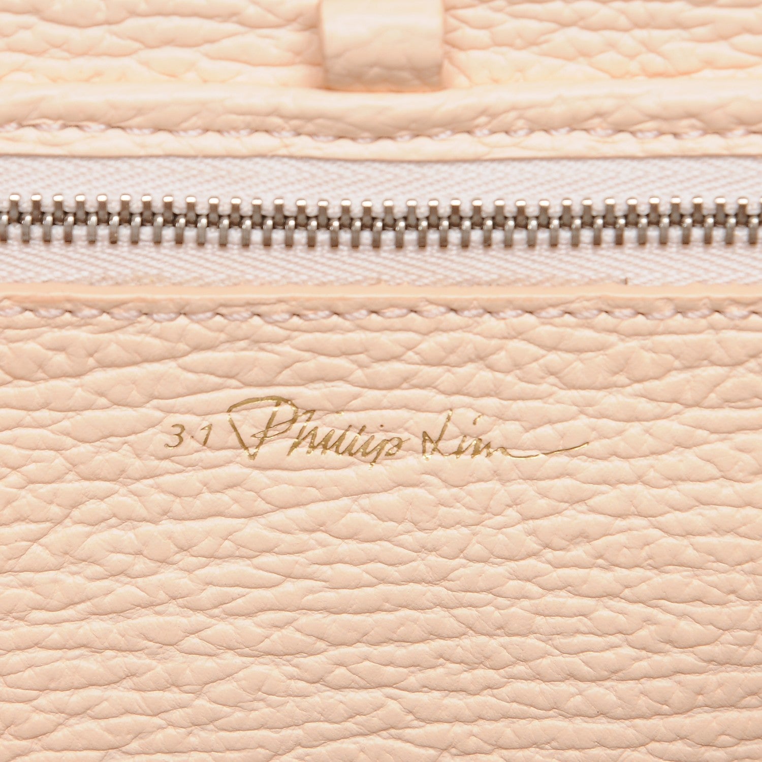 3.1 Phillip Lim 3.1 Textured Calfskin Mini Pashli Satchel White Peach 7 of 10