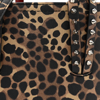 Christian Louboutin Calfskin Leopard Mini North South Cabata Tote Multicolor 8 of 12