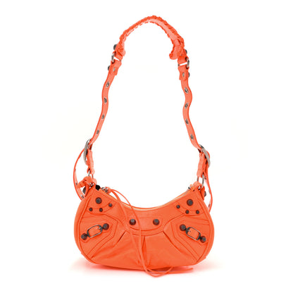 Balenciaga Agneau Arena Le Cagole Shoulder Bag XS Orange 1 of 16