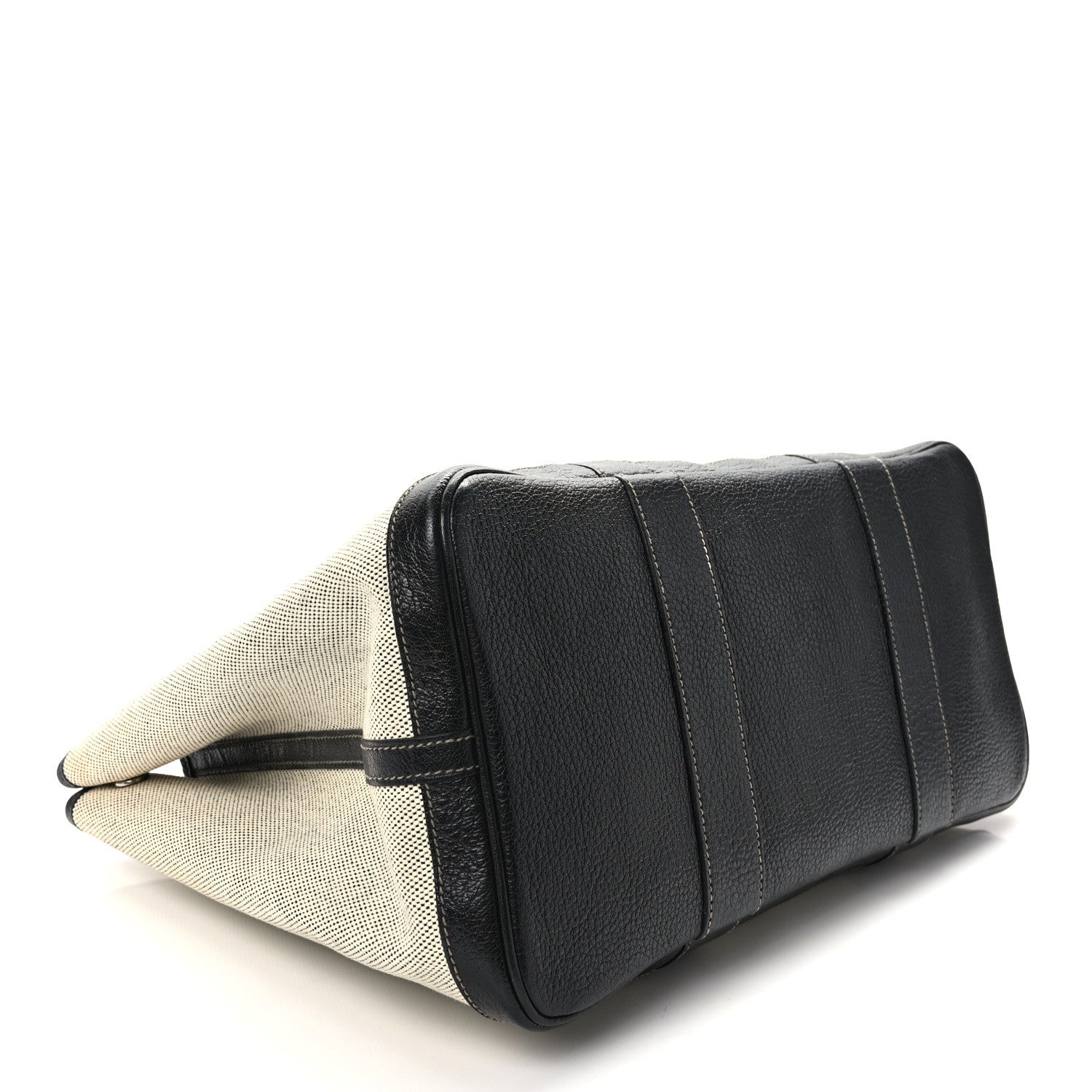 Hermes Toile Buffle Skipper Garden Party 36 MM Tote Black 4 of 9