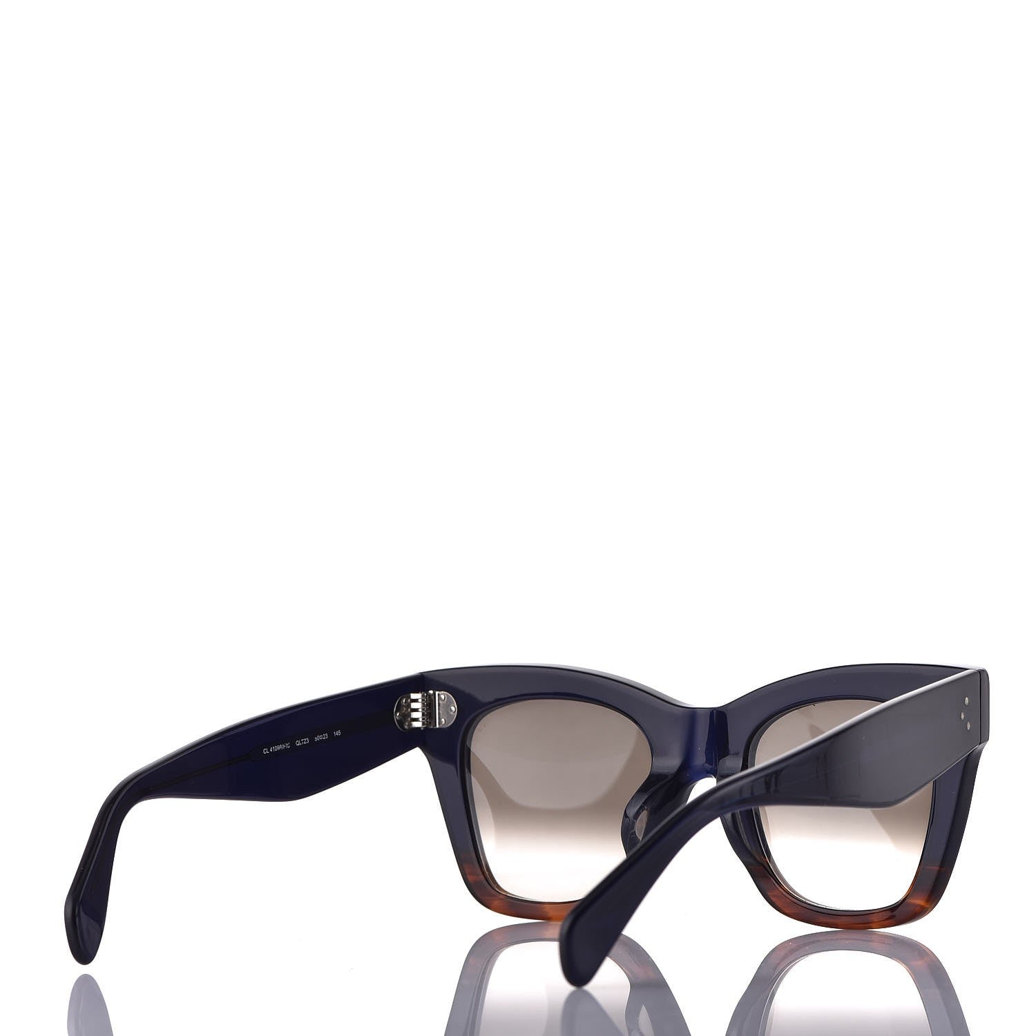 Celine Catherine Sunglasses CL 41098/F/S Blue Havana 4 of 7