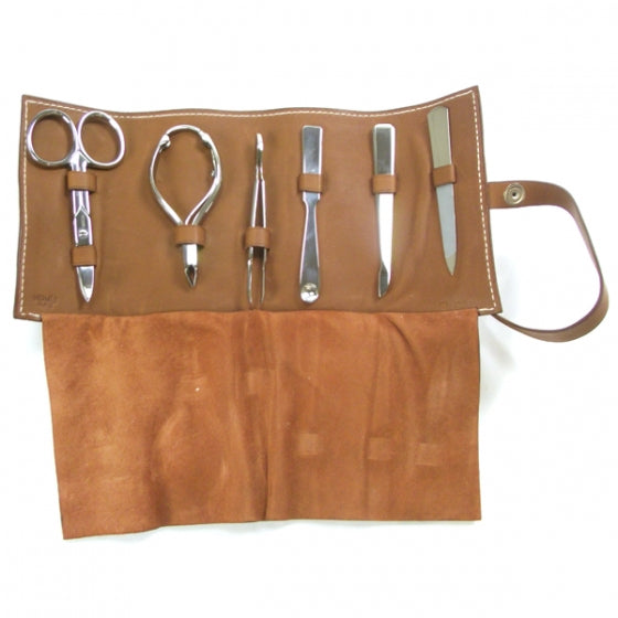 Hermes Manicure Set w Leather Travel Pouch 5 of 8