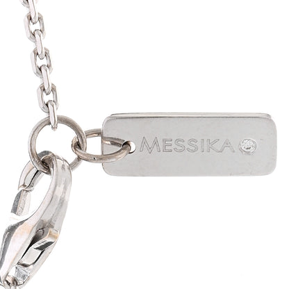 Messika 18K White Gold Diamond Move Pave Necklace 4 of 4