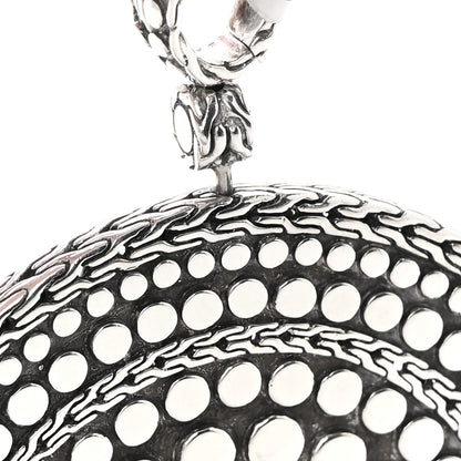 John Hardy Sterling Silver Large Dot Medallion Pendant 4 of 4