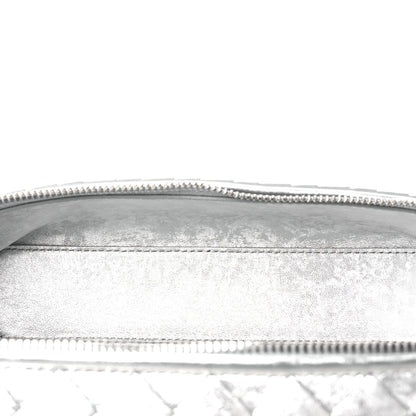 Bottega Veneta Laminated Nappa Intrecciato Bang Bang Vanity Case Silver 5 of 11