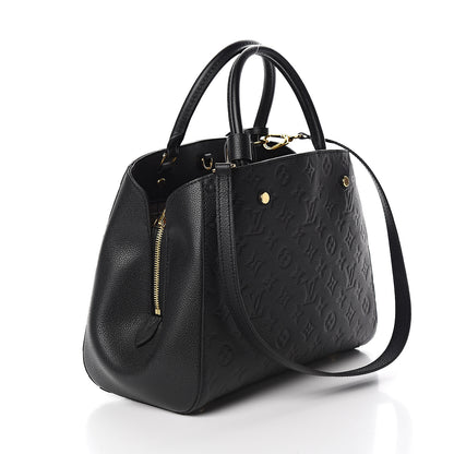 Louis Vuitton Empreinte Montaigne MM Black 2 of 9