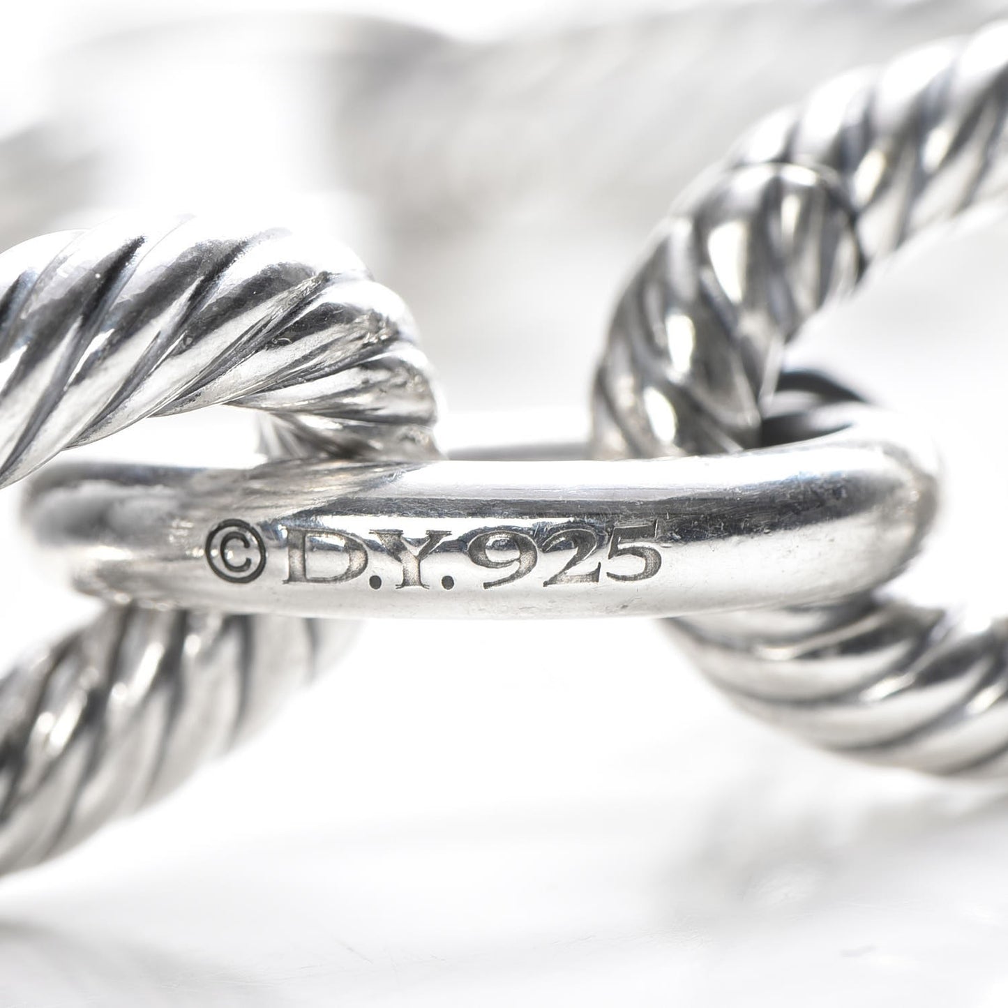 Sterling Silver 23mm Extra Large Oval Link Necklace