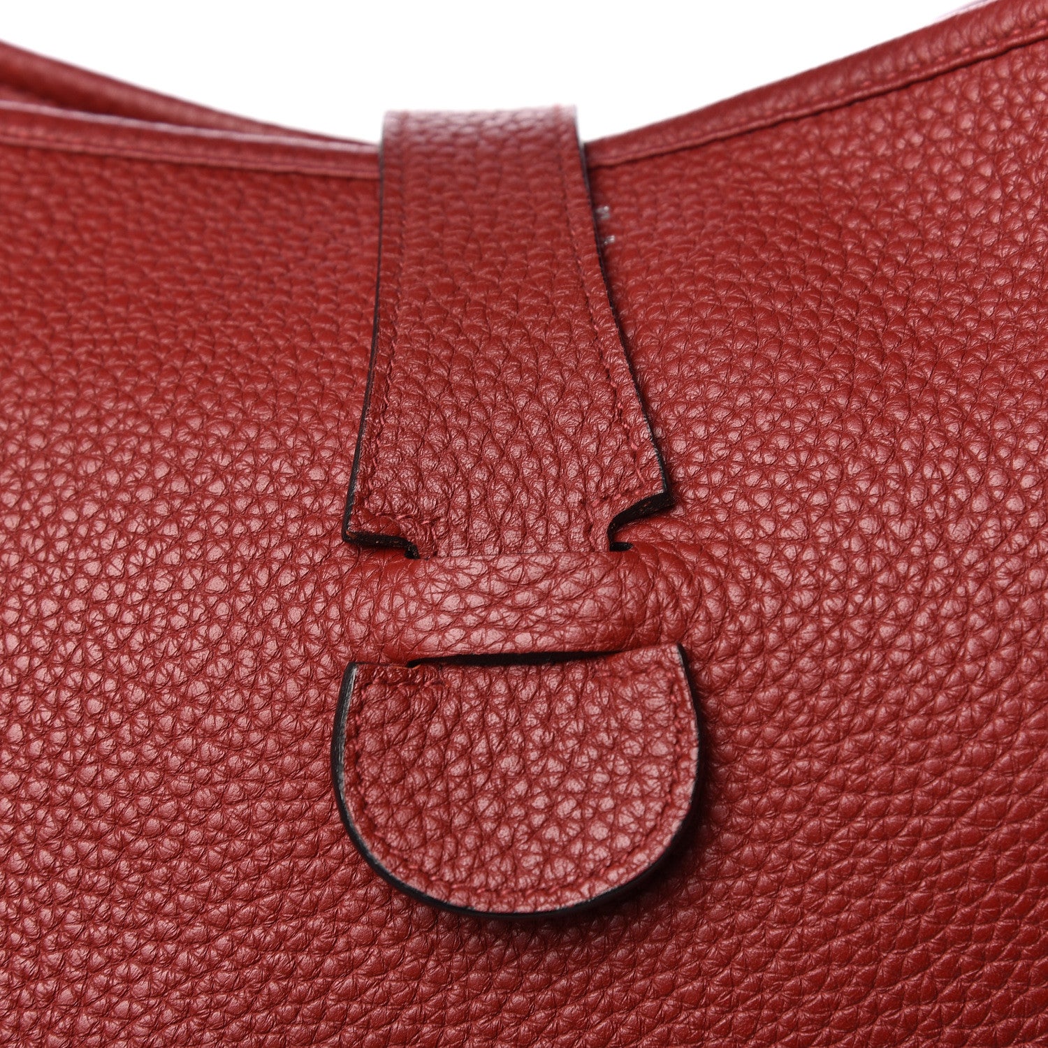 Hermes Taurillon Clemence Evelyne III TGM Rouge Grenat 10 of 10