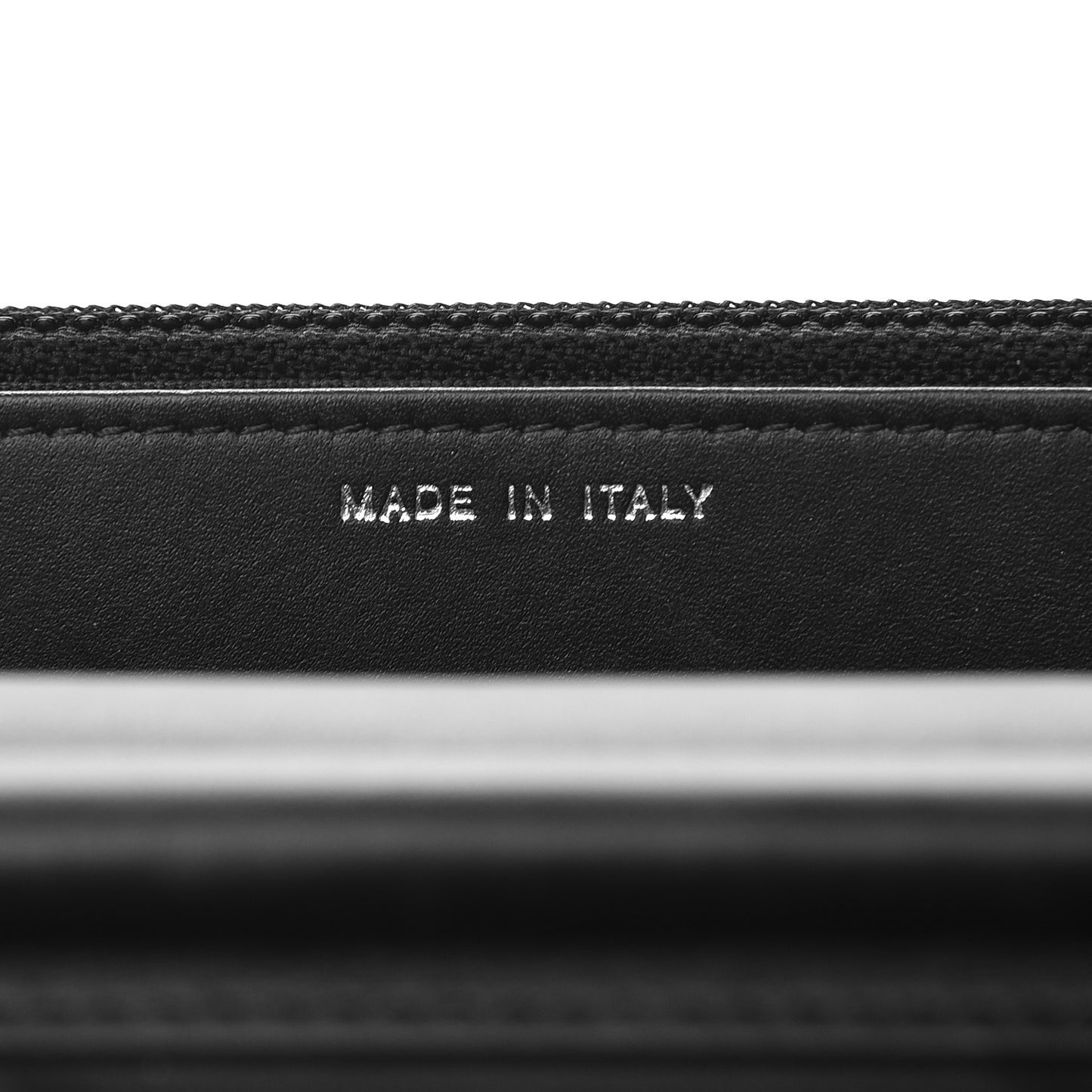 Aged Calfskin Quilted Lucky Charms 2.55 Reissue Wallet On Chain WOC Black