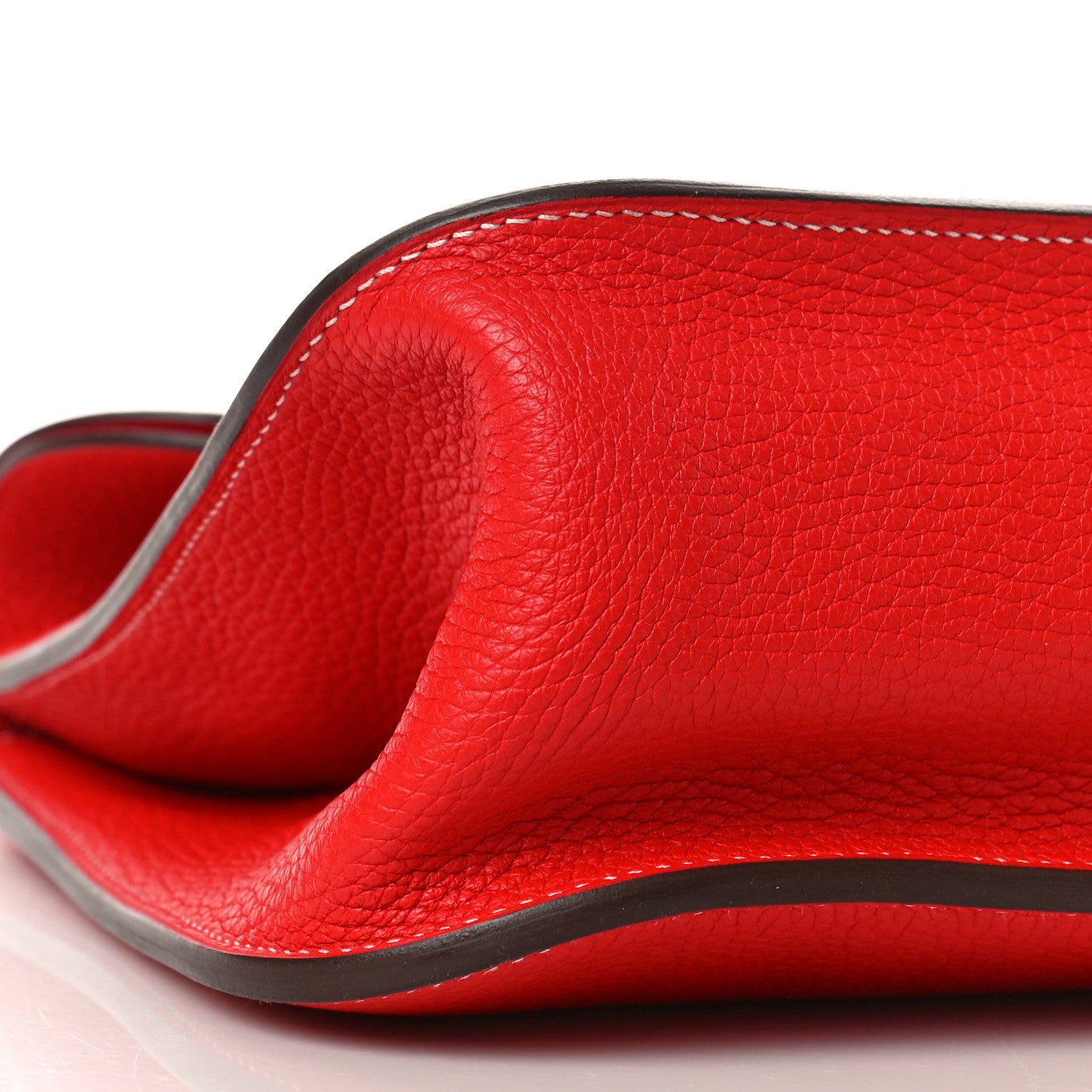 Hermes Taurillon Clemence Halzan 31 Rouge De Coeur 7 of 8