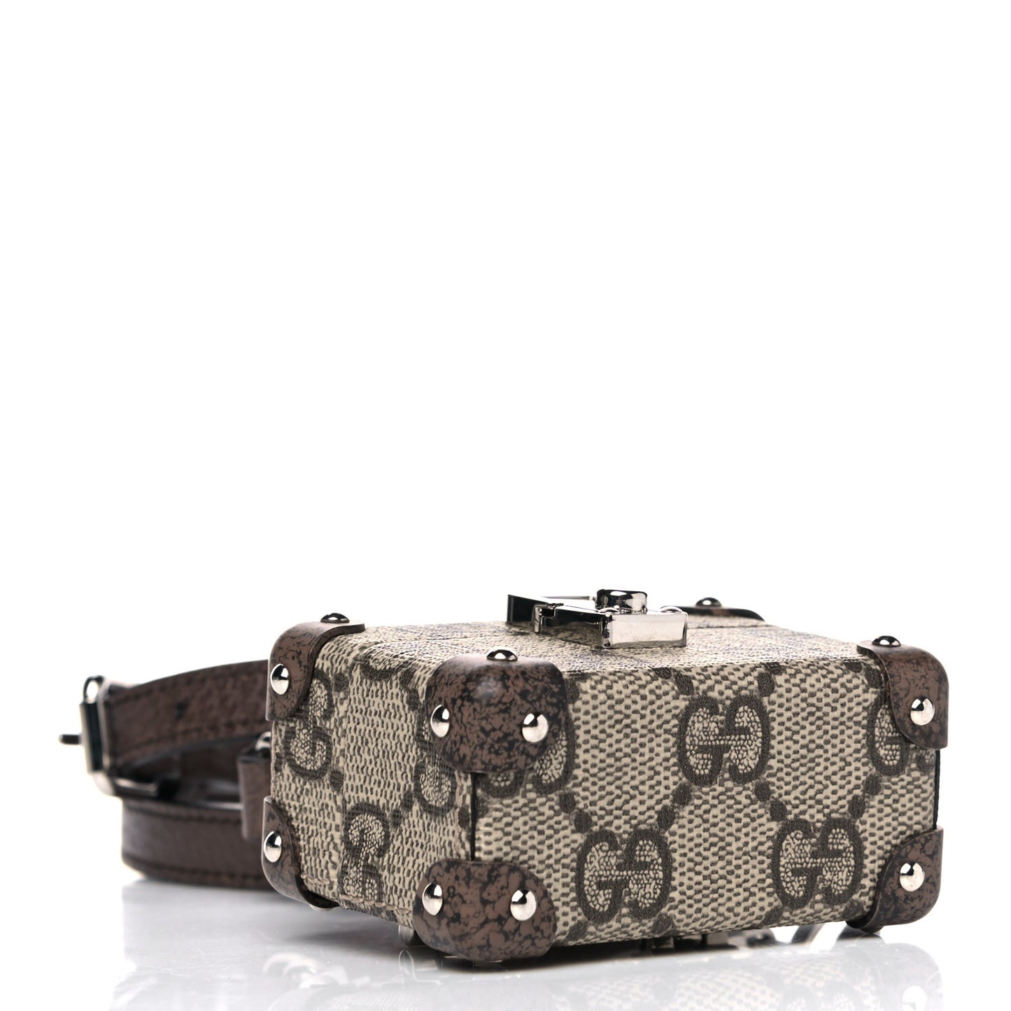 GG Supreme Monogram AirPods Pro Case Beige Ebony