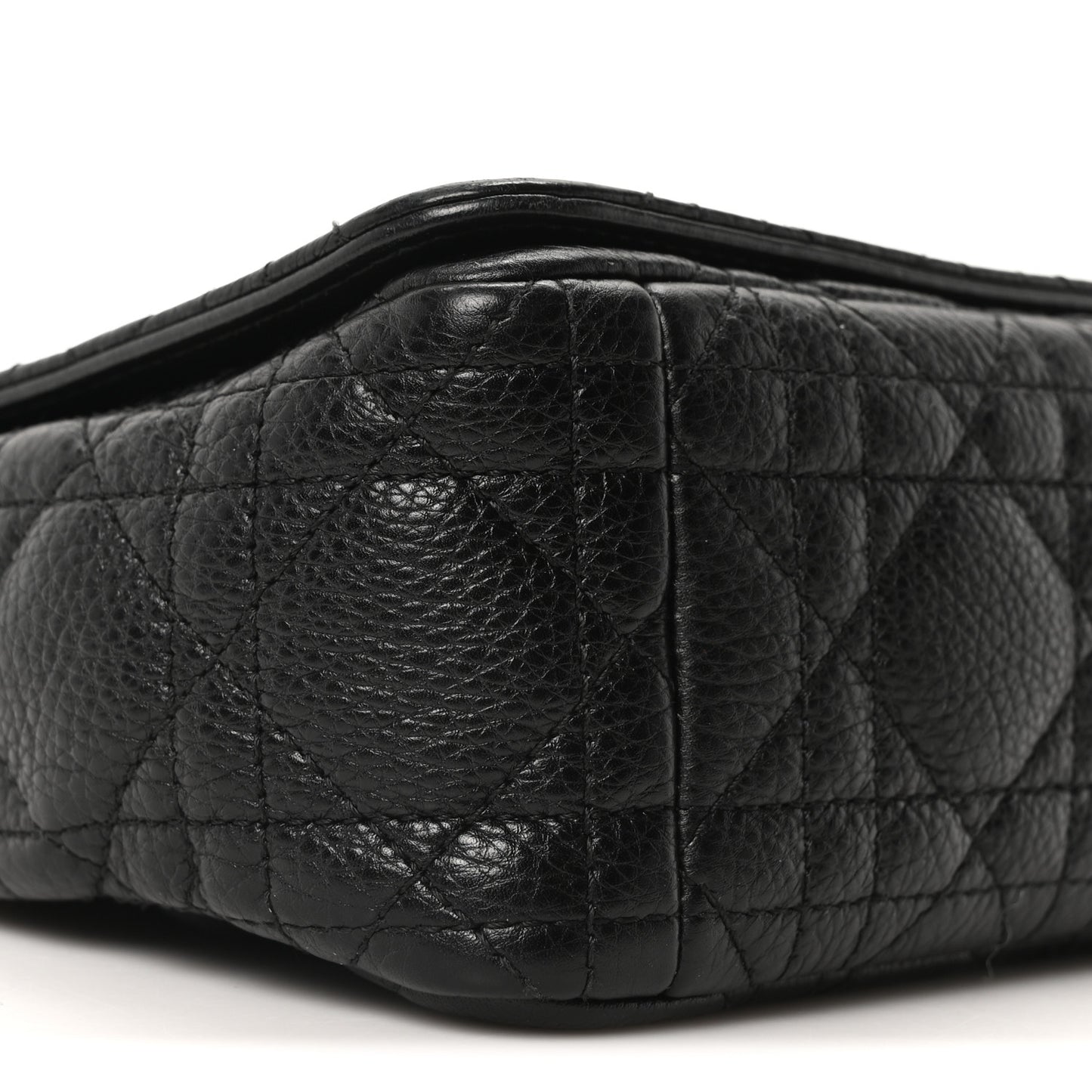 Calfskin Cannage Small Caro Bag Black