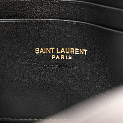 Saint Laurent Grain De Poudre Matelasse Monogram Mini Lou Camera Bag Fog 6 of 10