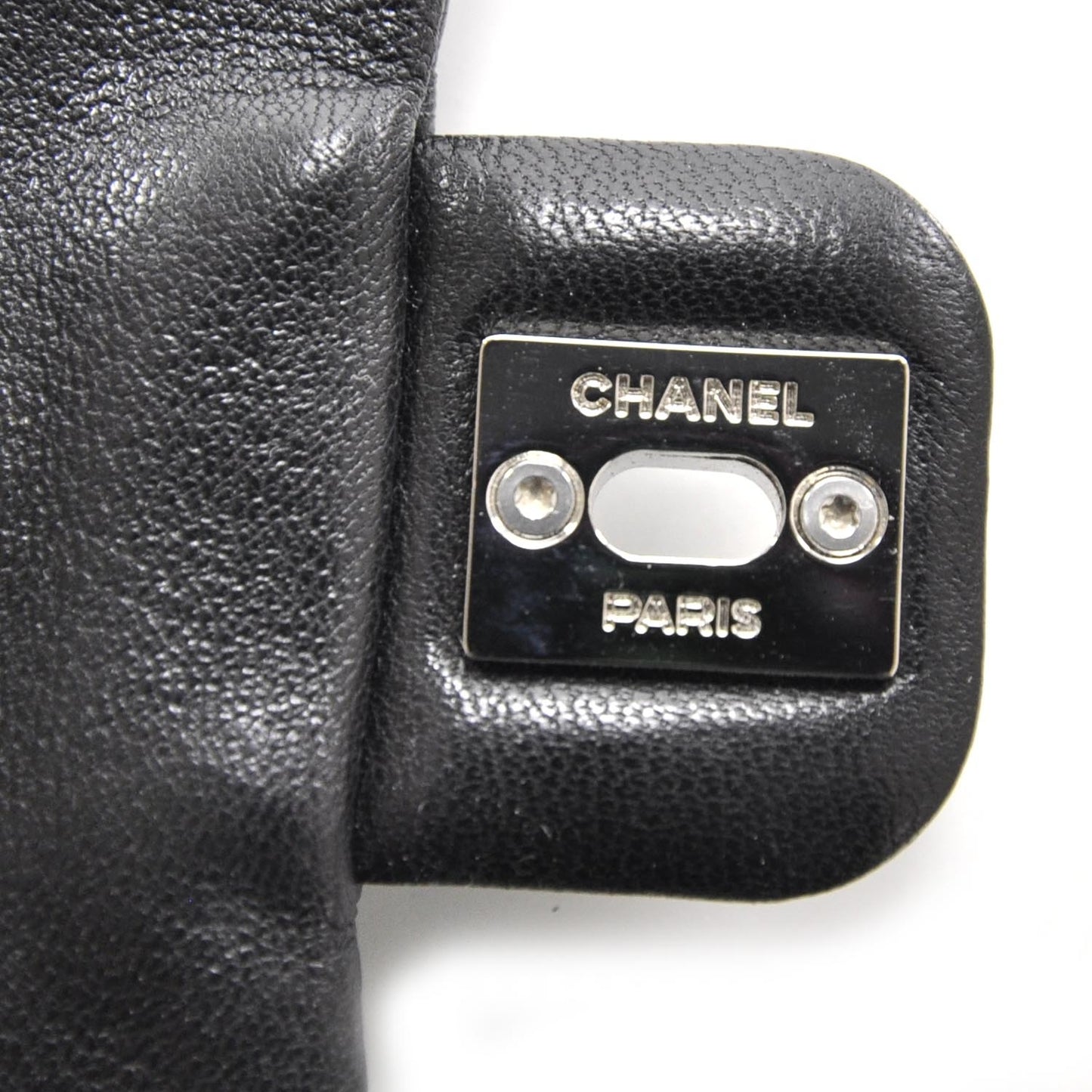 Lambskin Quilted Mini Tibet Bag Charm Keychain Black
