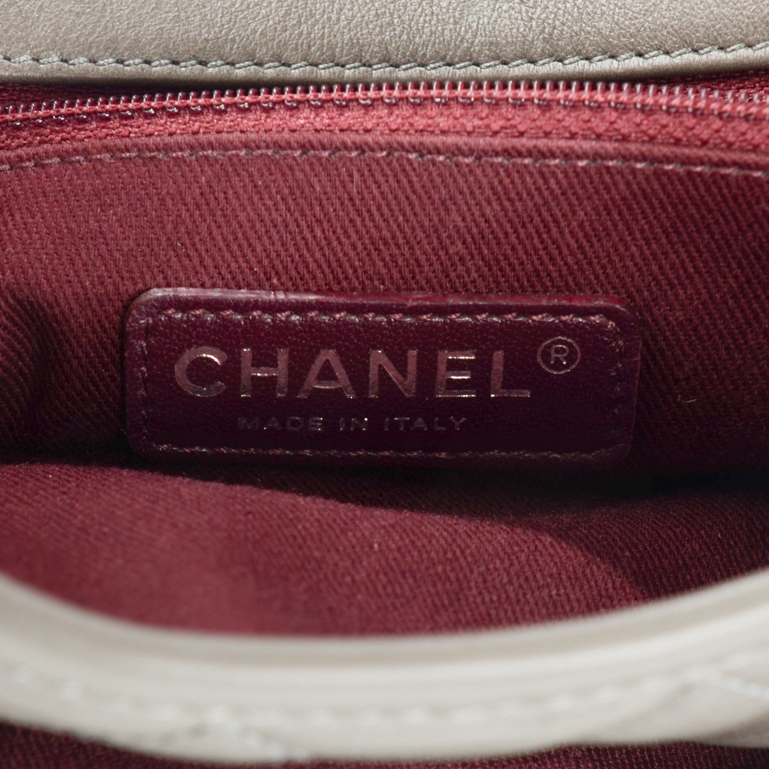 Chanel Calfskin Medium Casual Riviera Flap Dark Grey 6 of 8