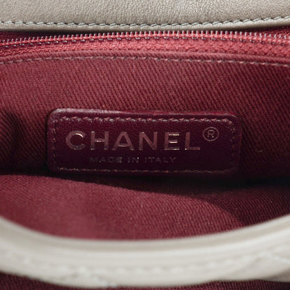 Chanel Calfskin Medium Casual Riviera Flap Dark Grey 6 of 8