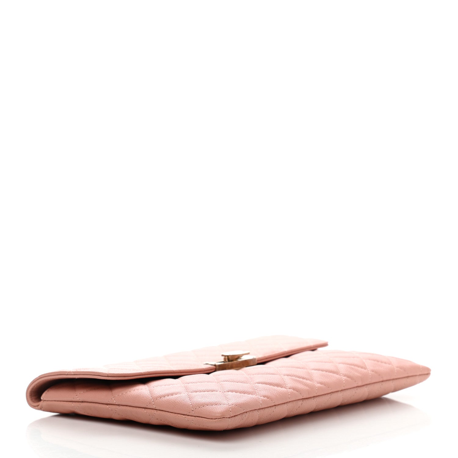 Chanel Caviar Quilted Medium Golden Class Pouch Light Pink 3 of 12
