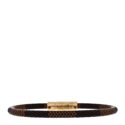 Louis Vuitton Damier Ebene Keep It Bracelet 21 3 of 5