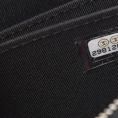 Chanel Caviar Quilted Incognito Zip Coin Purse Black 6 of 7