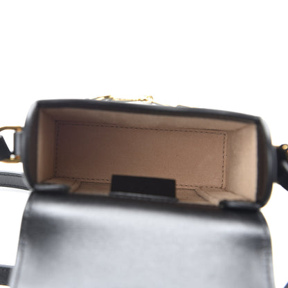 Gucci Boarded Plutone Calfskin Mini Horsebit 1955 Crossbody Bag Black 5 of 9