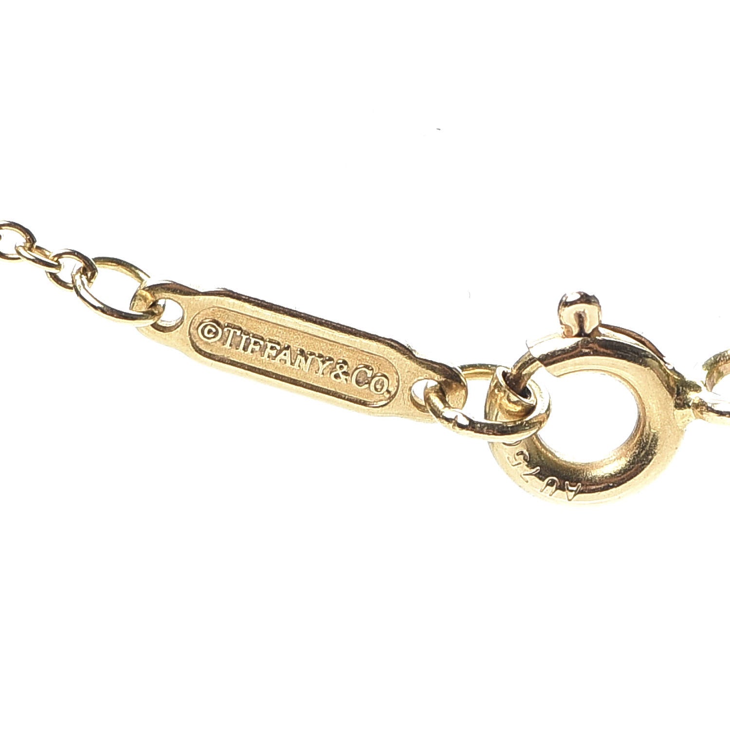 Tiffany 18K Yellow Gold Chain Necklace 18" 5 of 5