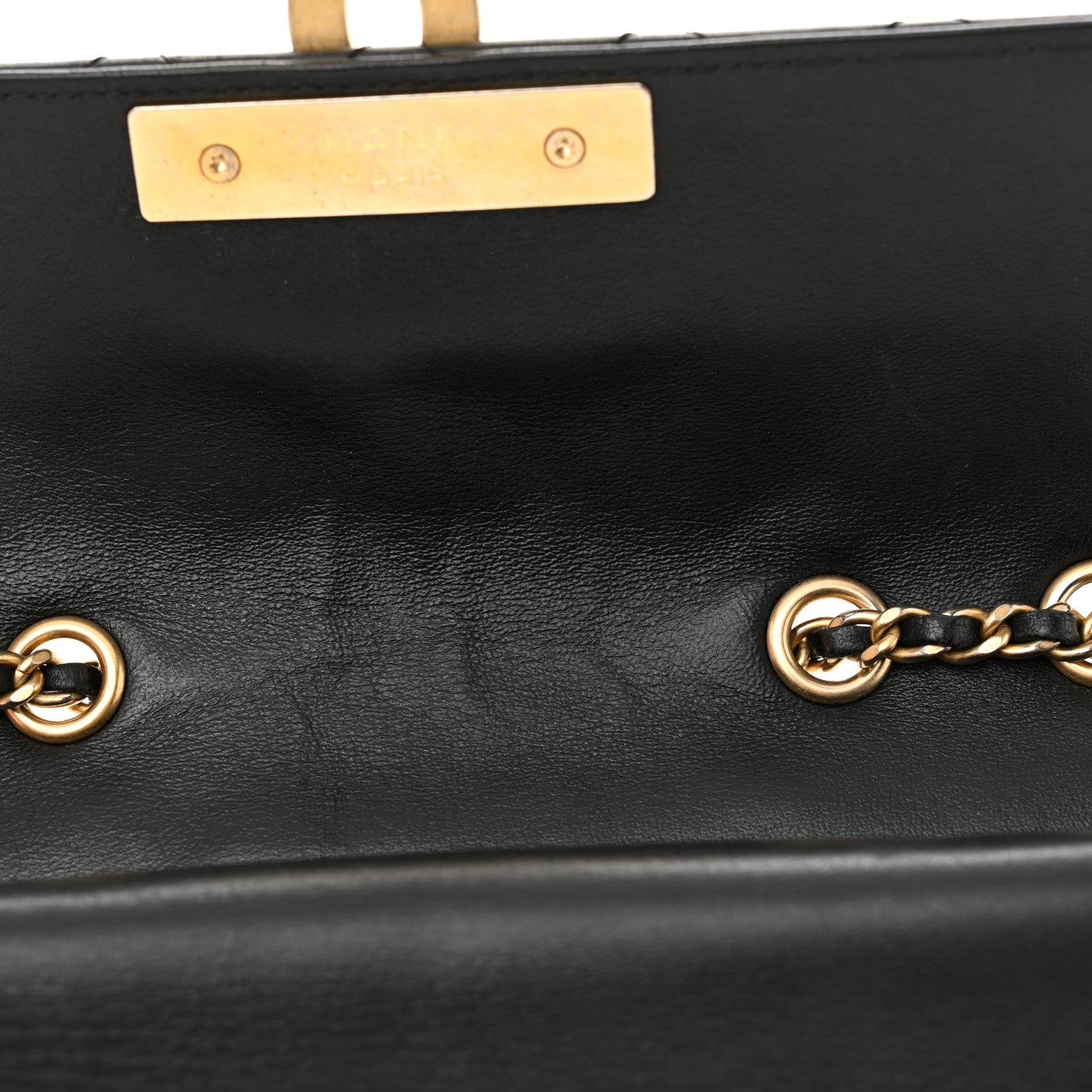 Chanel Lambskin Quilted Small CC Chic Flap Black 13 of 13