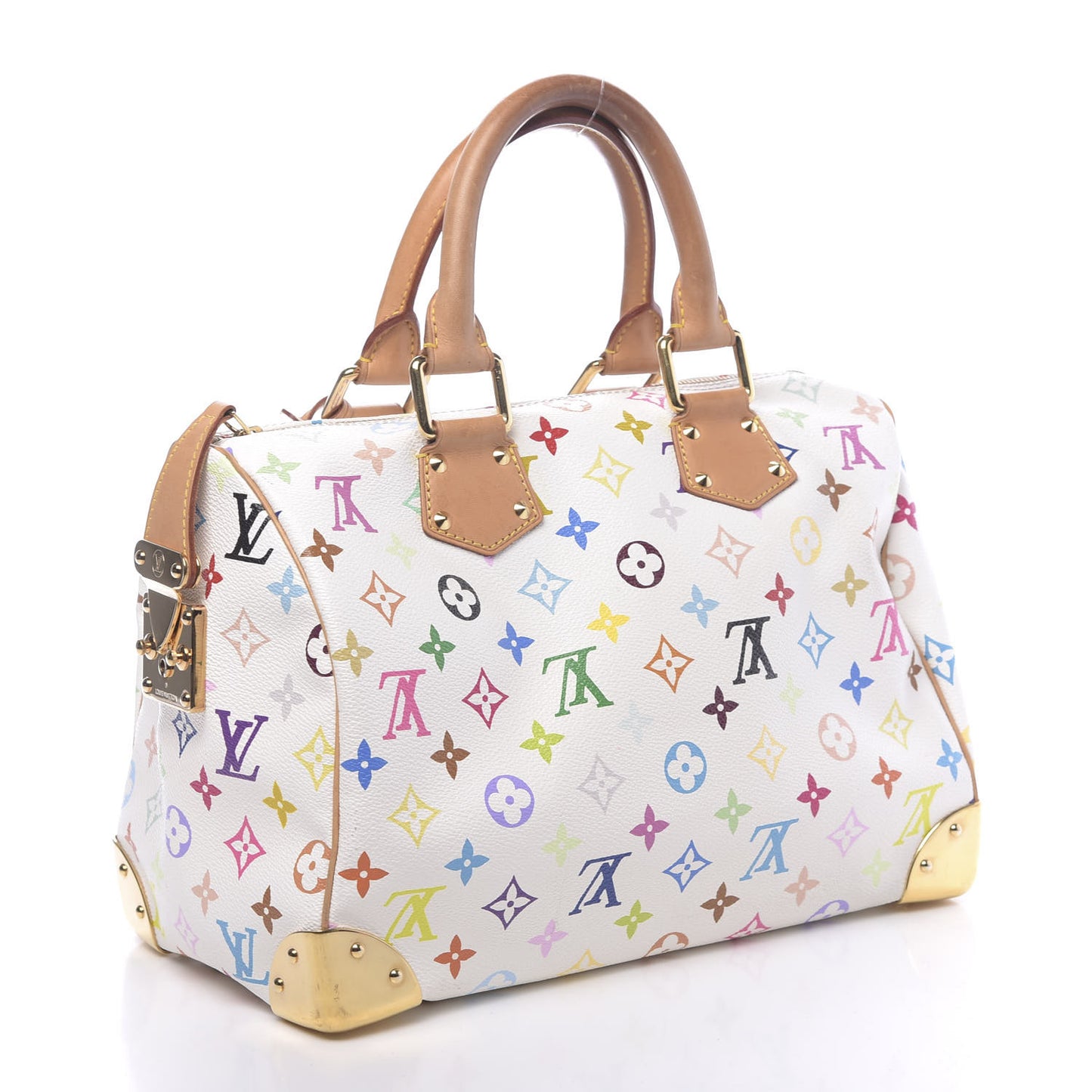 Monogram Multicolor Speedy 30 White